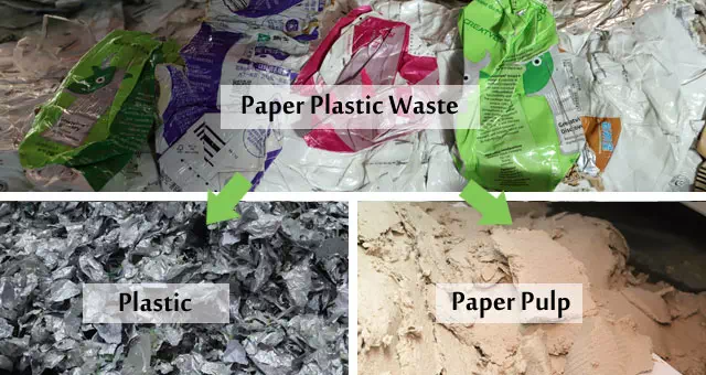 Paper-and-plastic-separation