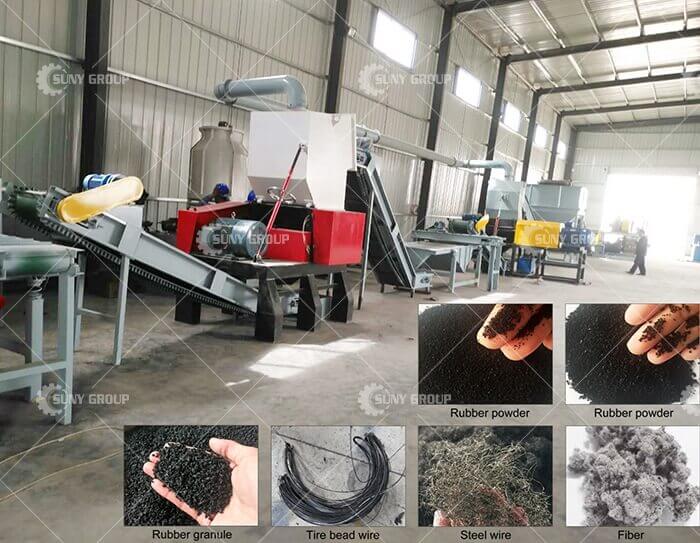 car wheel hub removal and separation recycling machine