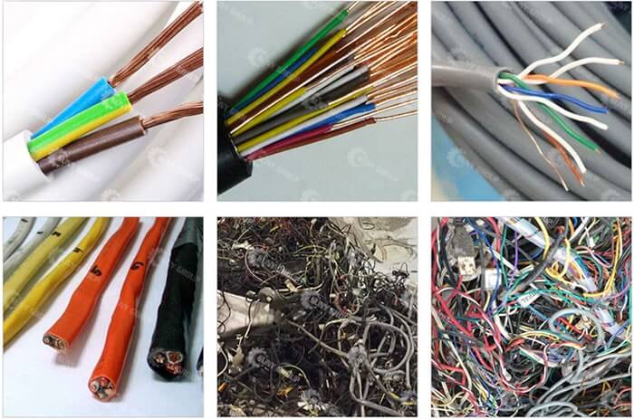 Cable Wire Recycling Machine Raw Materials