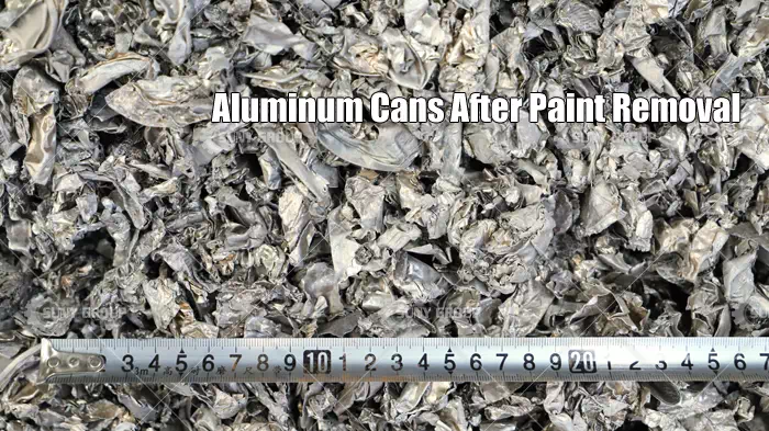 Aluminum Cans After Paint Removal