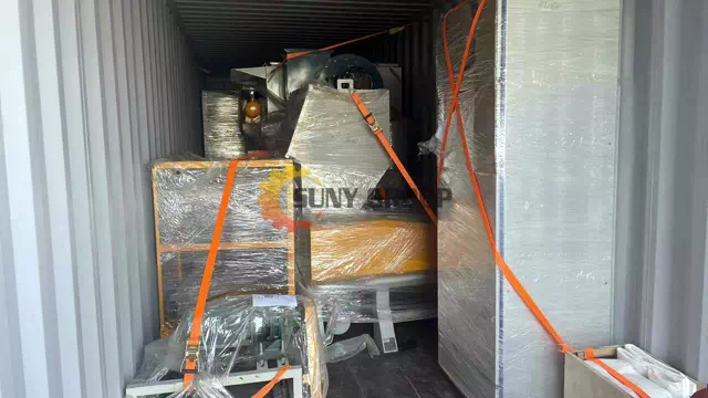 Aluminum plastic separation machine loading and deliver to Russia