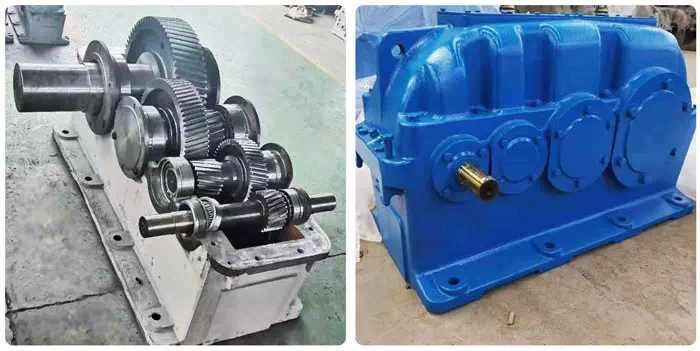 Bearing structure of double shaft shredder