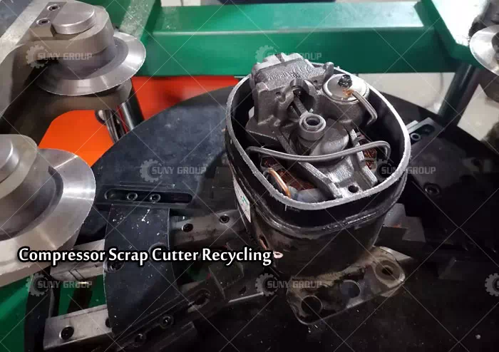 Compressor Scrap Cutter Recycling