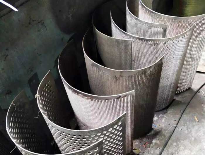 Copper recycle machine screen