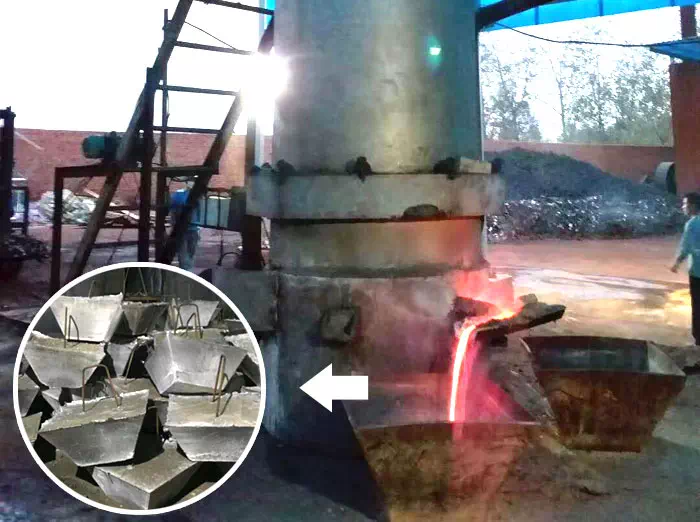 Cupola lead smelting