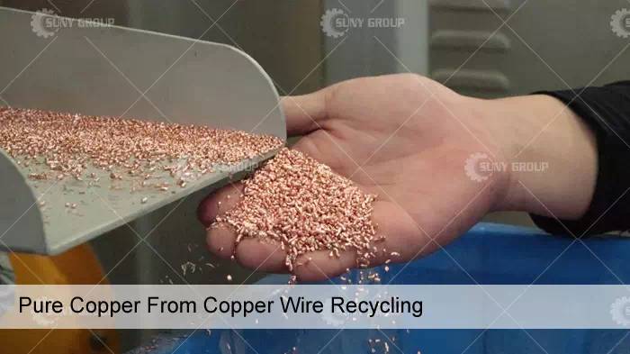 Pure Copper From Copper Wire Recycling