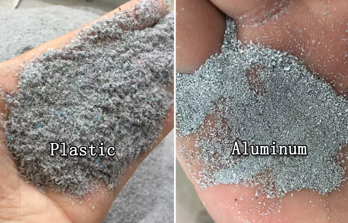 Plastic and Aluminum Powder