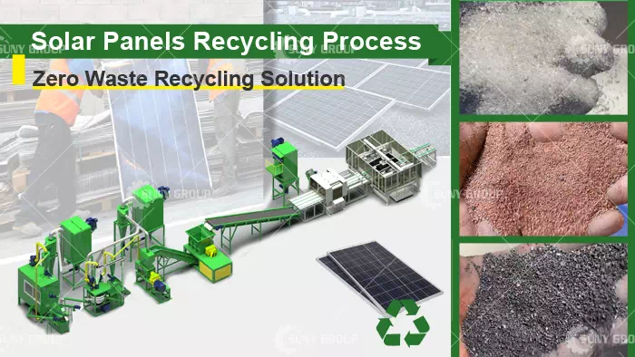 Solar Panels Recycling Process Equipment