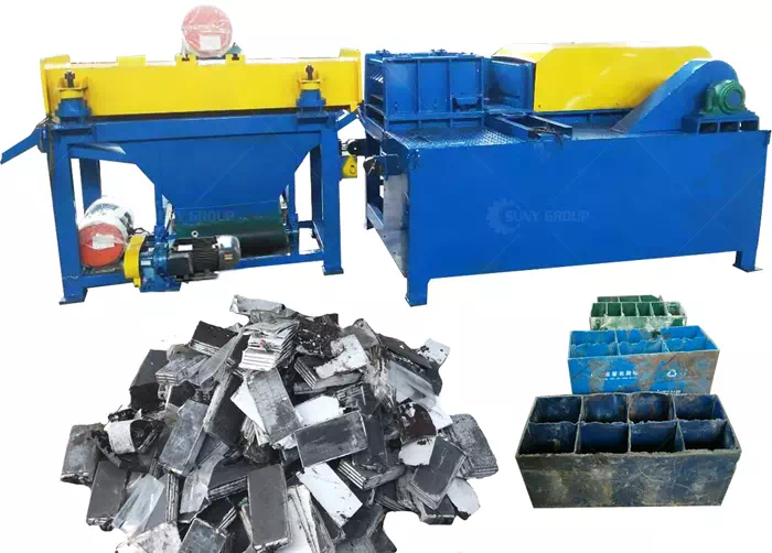 Lead-acid battery dismantling machine