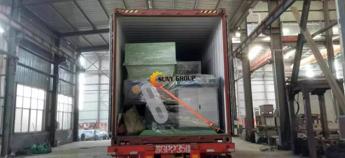 PCB recycle machine deliver to Hong Kong