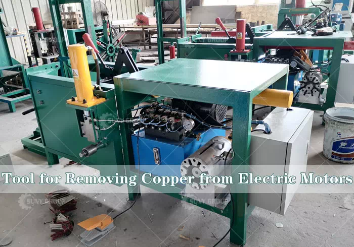 Tool for Removing Copper from Electric Motors