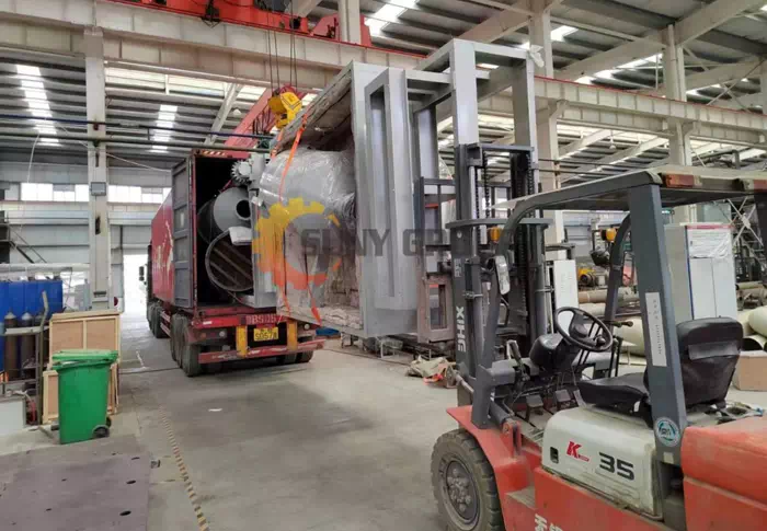 UBC decoating furnace loading and deliver to Mexico