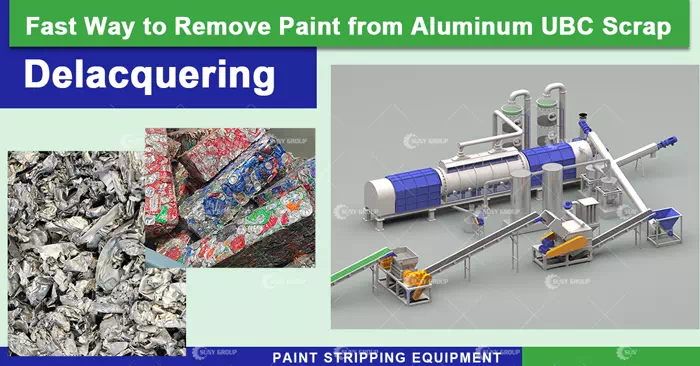 Aluminum Can Carbonization Paint Removal Recycling Machine