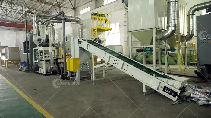 Aluminum Plastic Separation and Recycling Plant