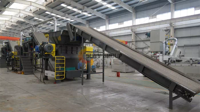 Bifacial Solar Panel Crushing Recycling Machine