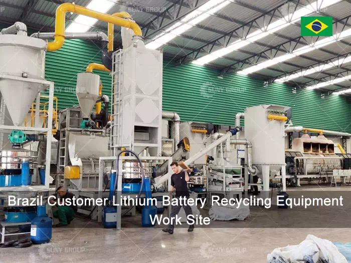 Brazil Customer Lithium Battery Recycling