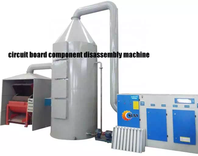 circuit board component disassembly machine