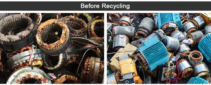 Before Recycling Waste Motors