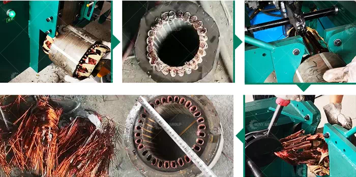 Treatment Process of Large Size Stator