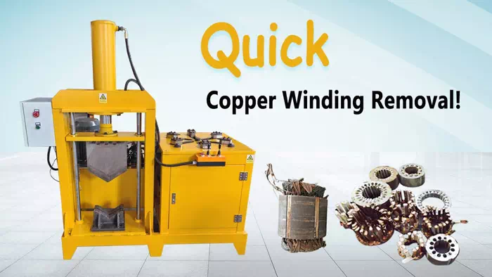 Copper Removing Machine from Electric Motor Stator