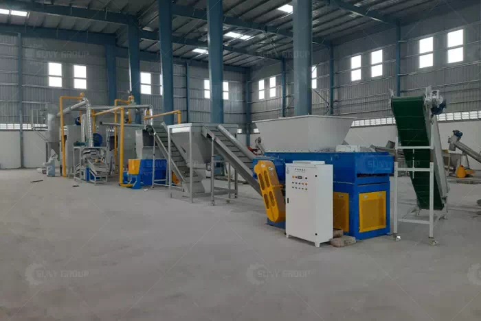 Copper Wire Machine for Separation Recycling Indian Customer Site