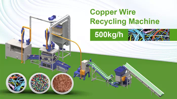 Recycling Machine for Waste Wires and Cables