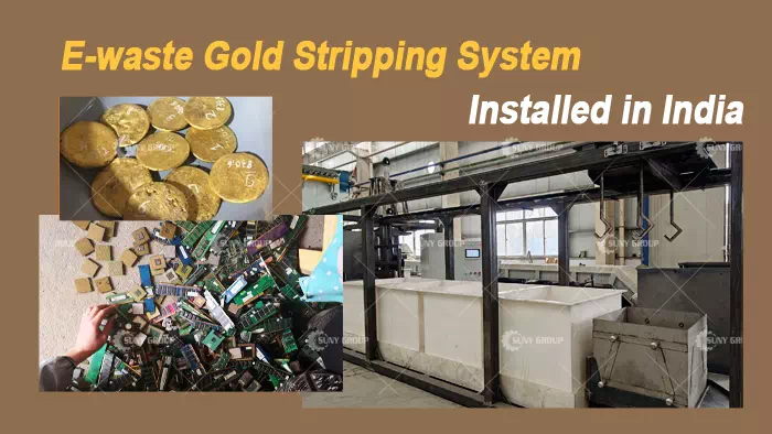 Equipment for Gold Extraction from Electronic Waste