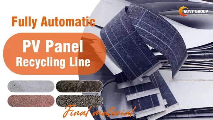 Photovoltaic Panels Recycling Machines