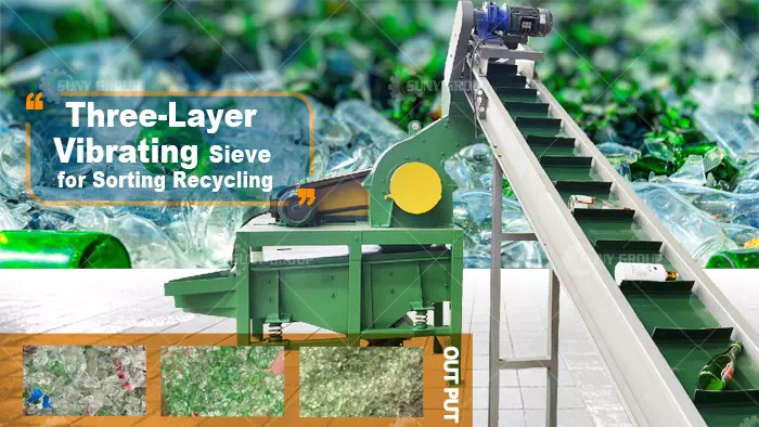 Glass Crusher and Also Sorting Machine