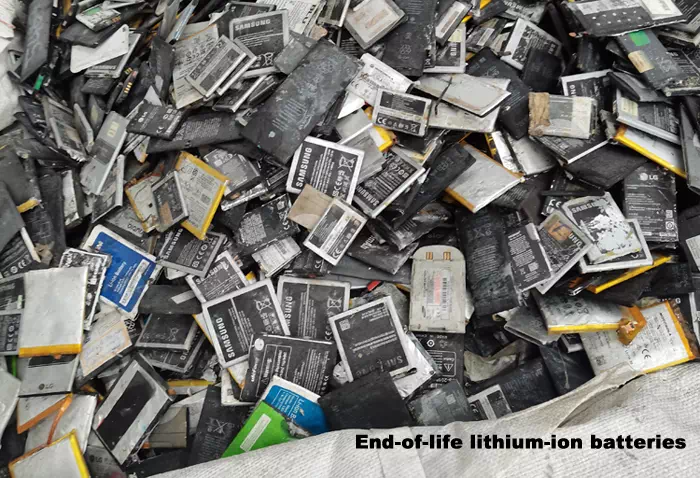 End-of-life lithium-ion batteries