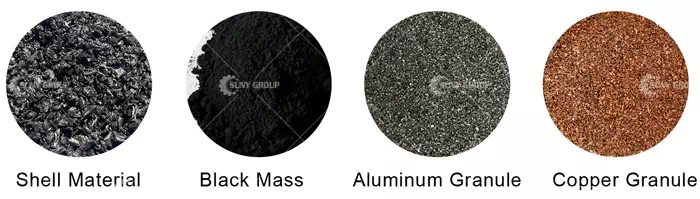 Materials after Lithium Battery Recycling