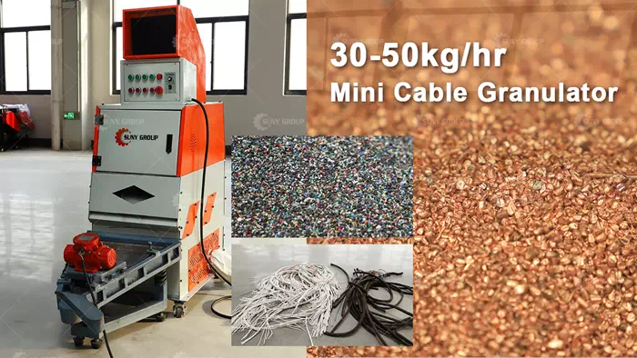 Mini Copper Wire Cable Granulator Machine