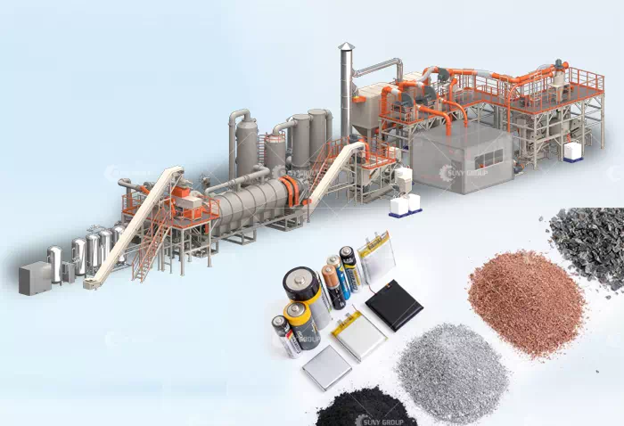 New Lithium-ion Battery Recycling Equipment System New Lithium-ion Battery Recycling Equipment System