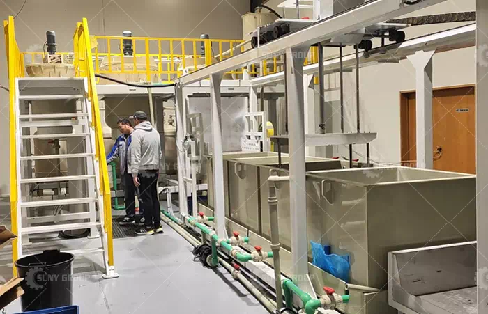 New Zealand Customer's Precious Metal Recycling Line Site New Zealand Customer's Precious Metal Recycling Line Site