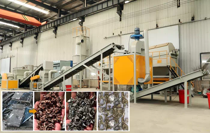 Plant for the Recycling of Aluminium Copper Radiators