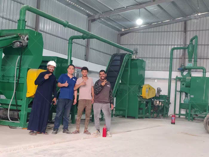 Saudi Arabia Tire Pellet Production Line