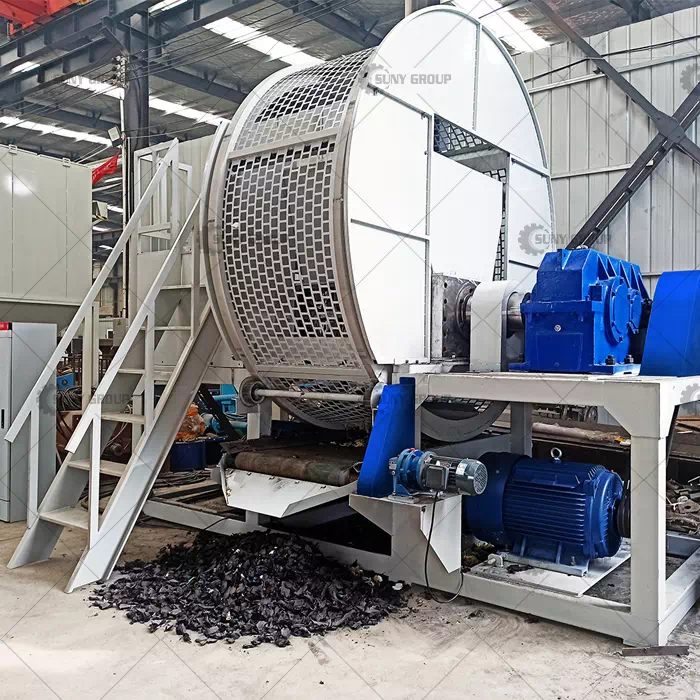 Shredder Machines for Waste Tyre Recycle Unit