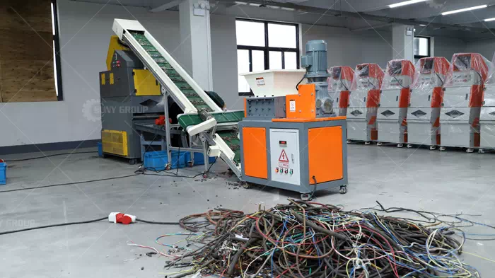 Small Granulator to Process Small Wires