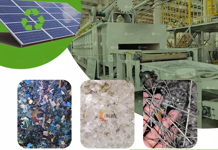 Solar PV Panel Pyrolysis Recycling Line