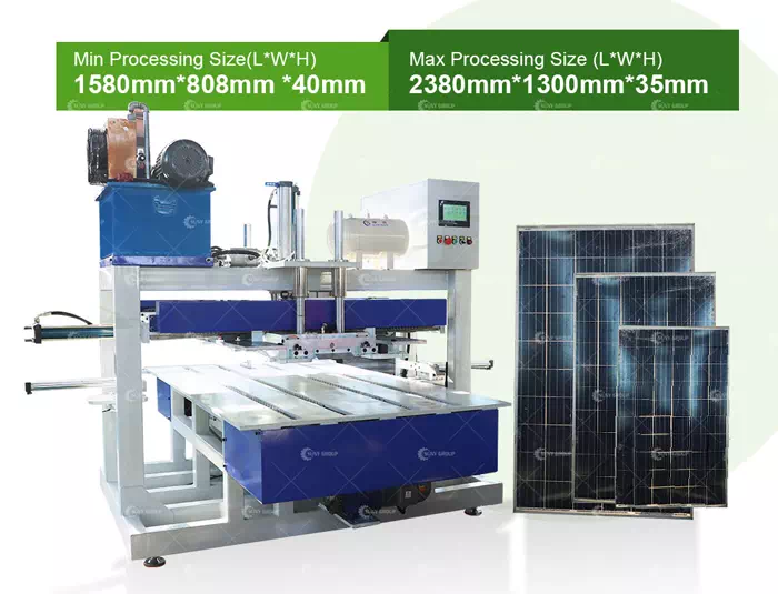 Solar Panel Frame Removing Machine Solar Panel Frame Removing Machine
