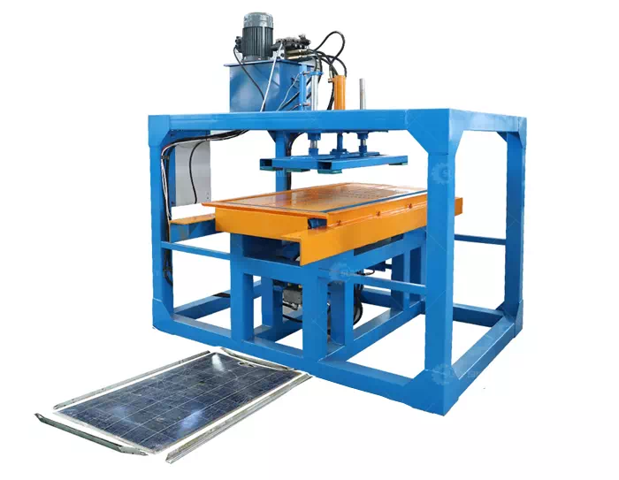 Solar Panel Frame Removing Recycling Machine