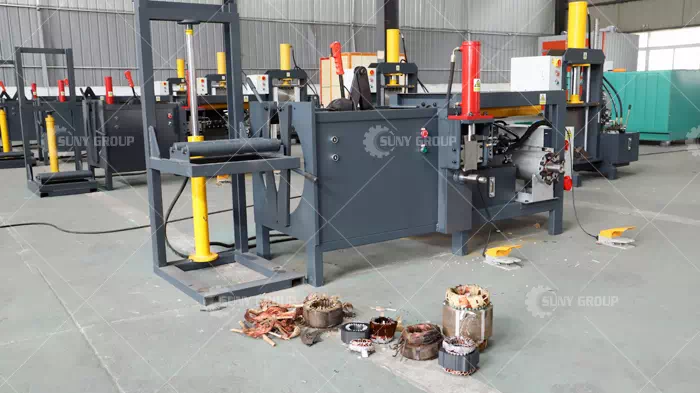Stator and Rotor Copper Extraction Recycling Machine