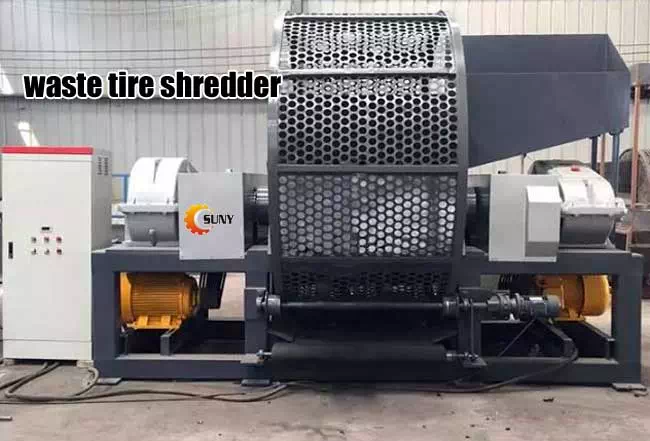 waste tire shredder